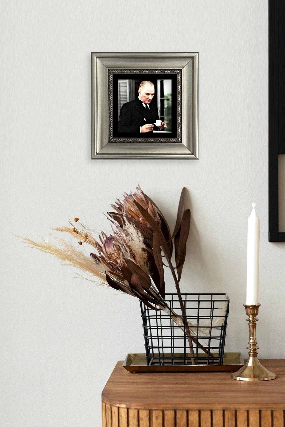 Atatürk Çerçeveli Taş Tablo resmi