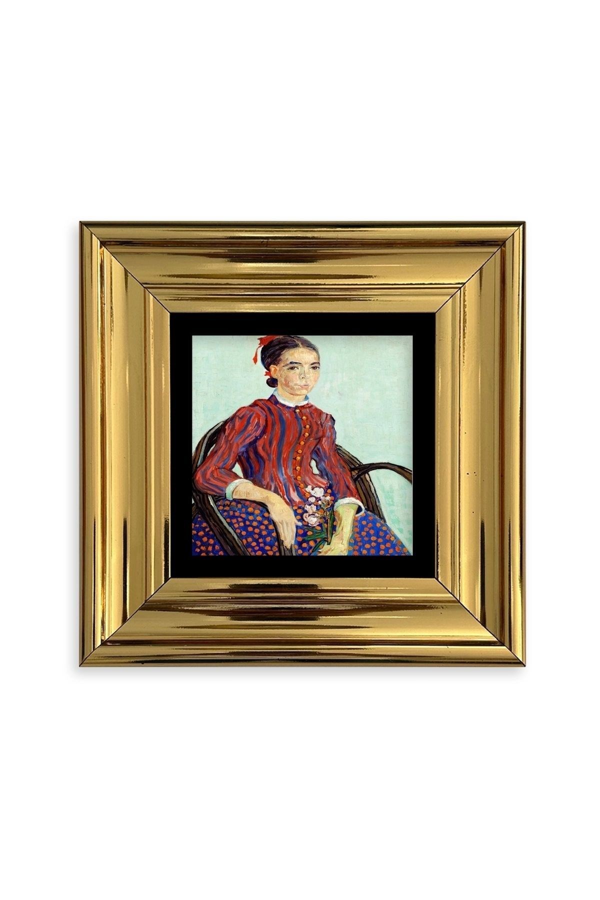 Van Gogh Çerçeveli Taş Tablo resmi