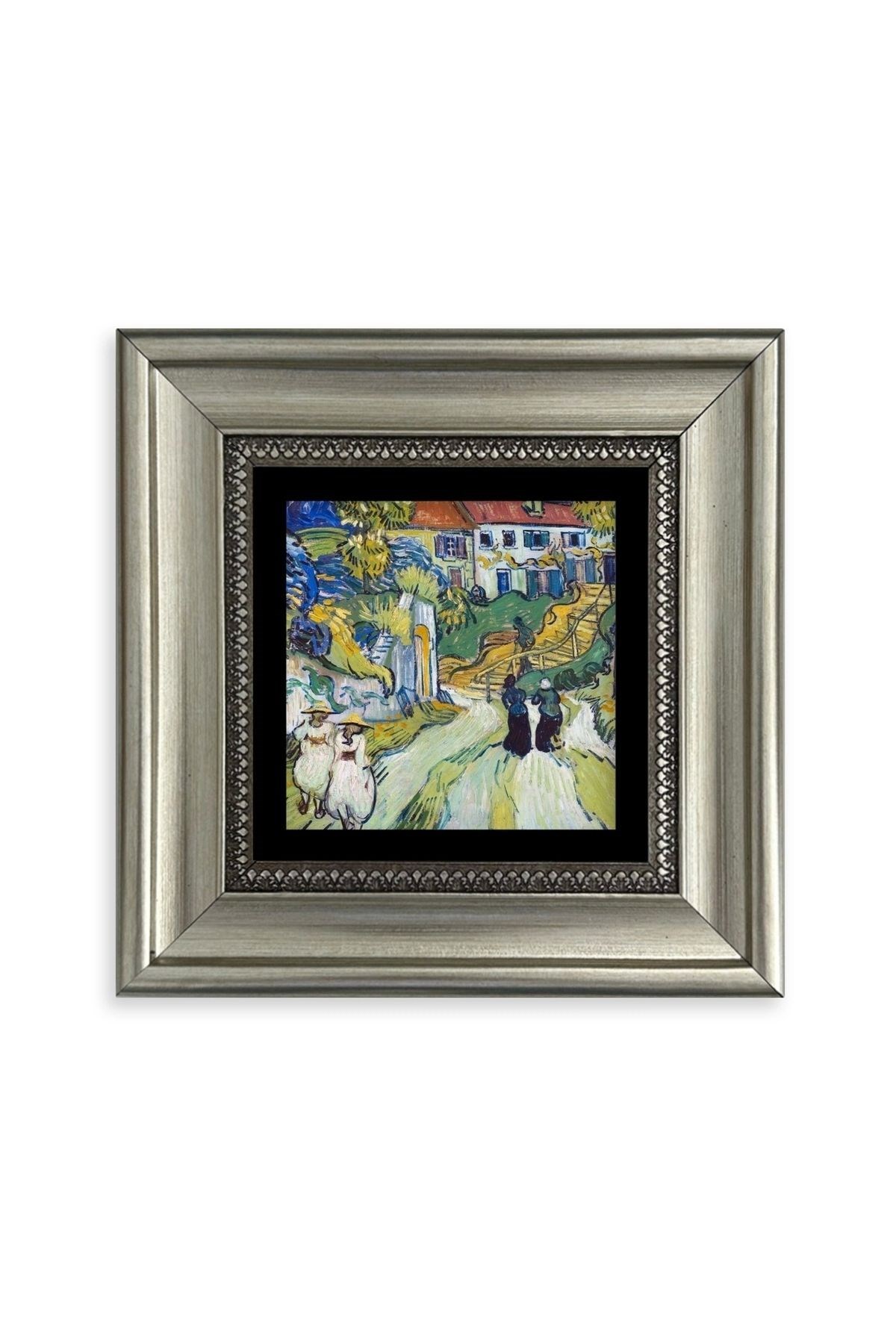 Van Gogh Çerçeveli Taş Tablo resmi