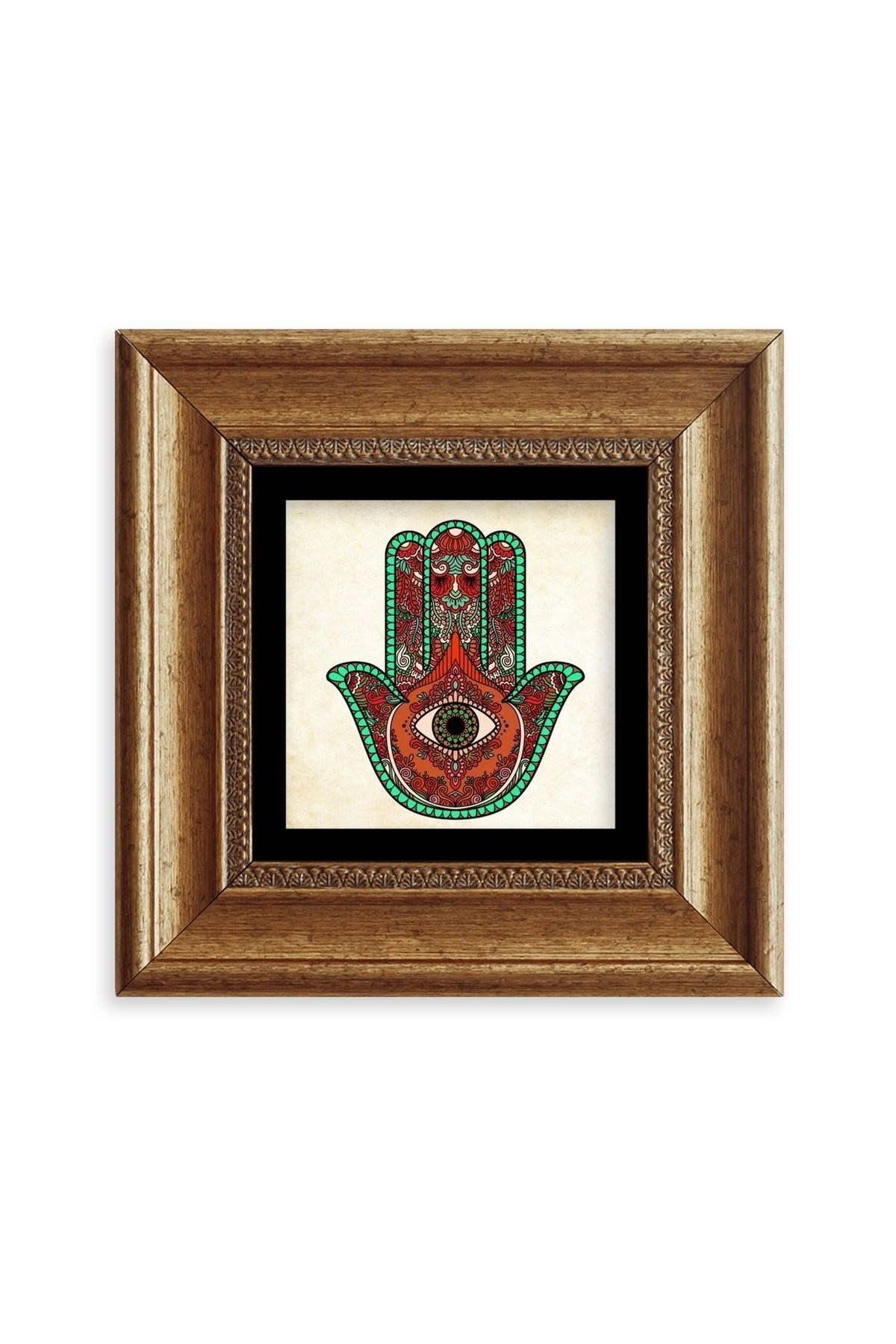 Fatma Ana Eli Çerçeveli Taş Tablo resmi