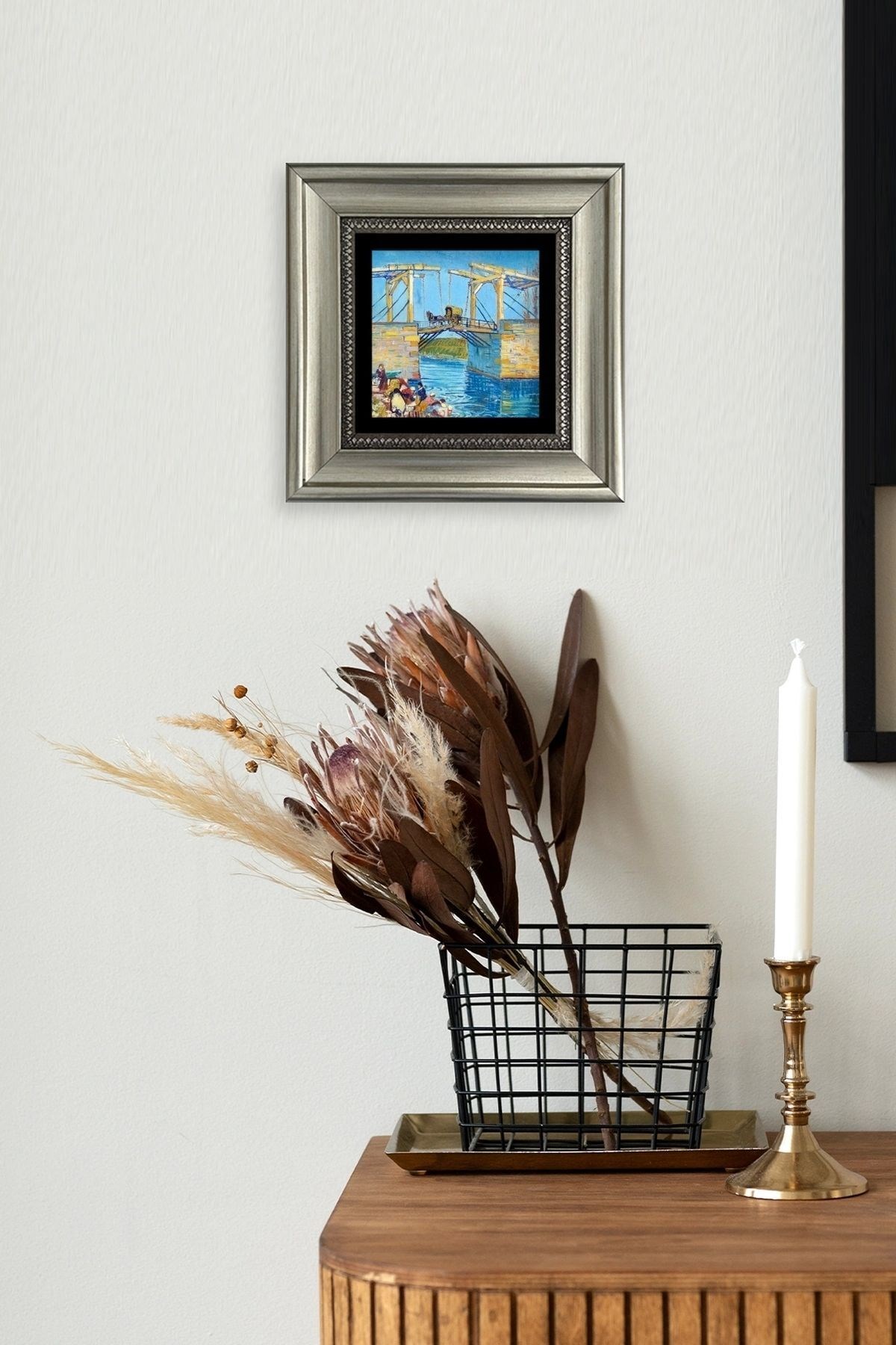 Köprü Çerçeveli Taş Tablo resmi