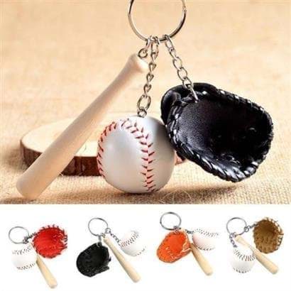 Picture of BUFFER® Gerçekçi Beyzbol Tasarımlı Şık Anahtarlık Kolye Çanta Süsü Baseball Keychain