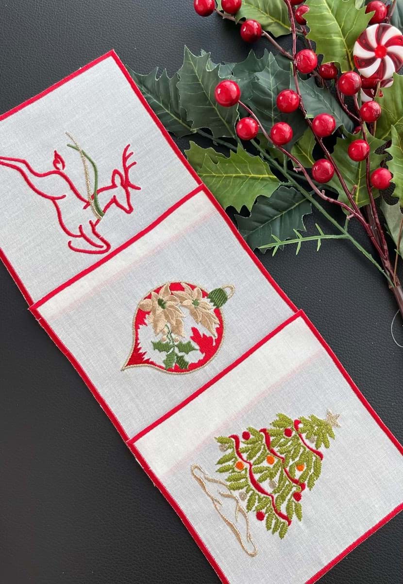 Picture of 3 Pieces Christmas Coasters Set