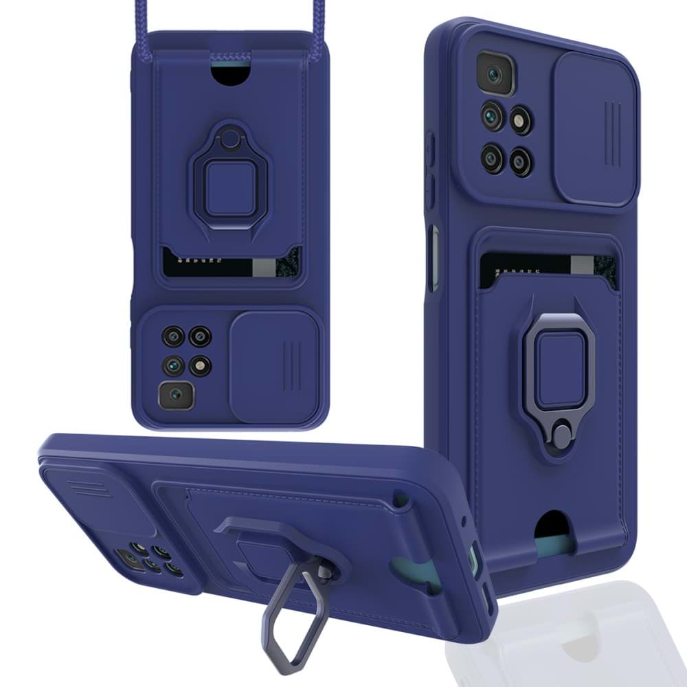 Xiaomi Redmi 10 Kılıf Zuma Kartvizitli Yüzüklü Silikon resmi