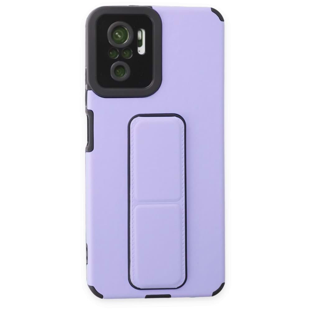 Xiaomi Poco M5s Kılıf Mega Standlı Silikon resmi