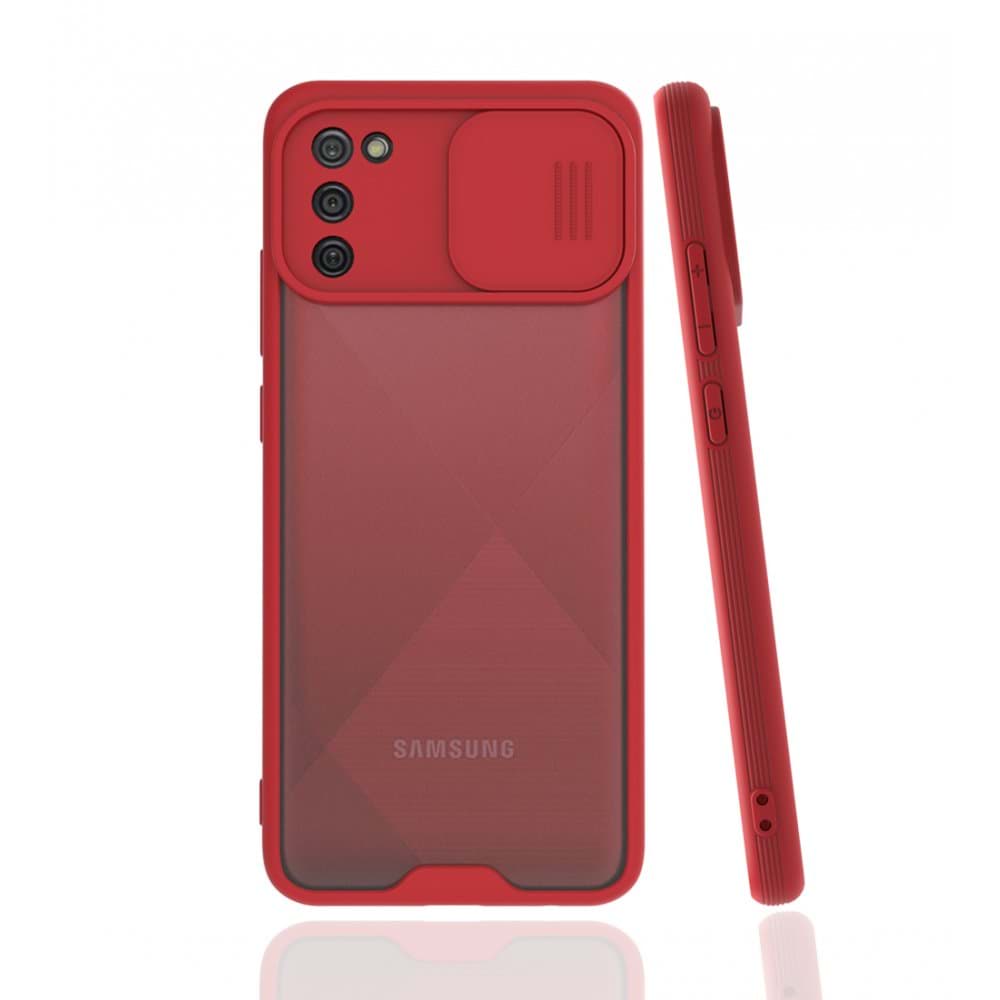 Picture of Samsung Galaxy A02S Kılıf Platin Kamera Koruma Silikon