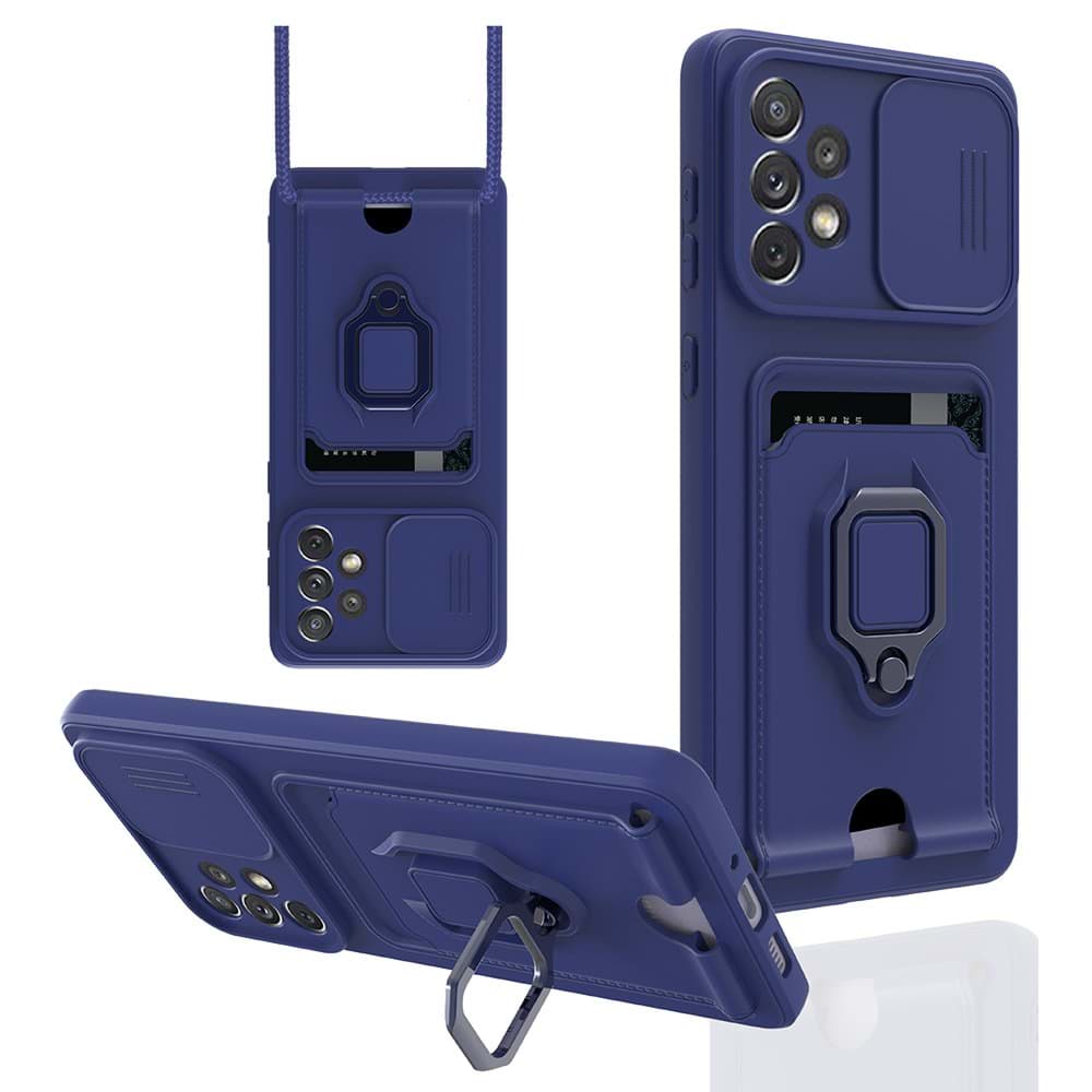 Picture of Samsung Galaxy A73 5G Kılıf Zuma Kartvizitli Yüzüklü Silikon