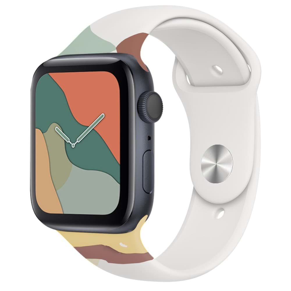 Apple Watch 40mm KR407 Kamuflaj Silikon Kordon resmi