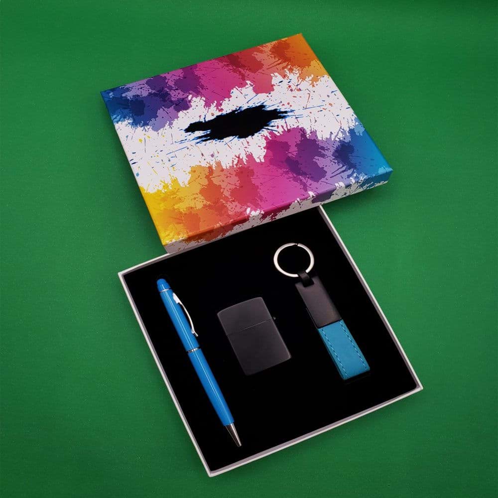 Kalem Çakmak Anahtarlık Turkuaz resmi