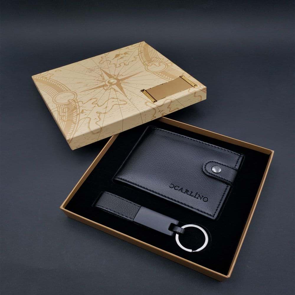 Siyah Cüzdan Ve Anahtarlık resmi