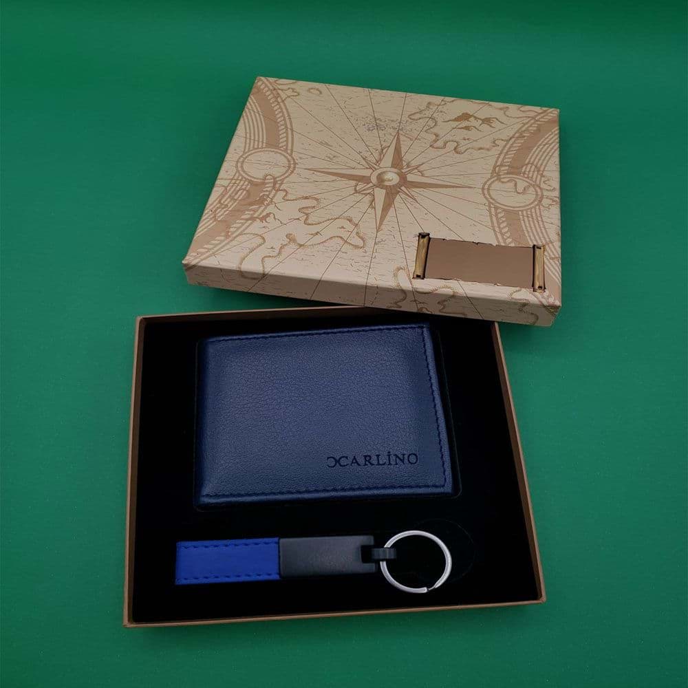 Deri Anahtarlık Ve Cüzdan Hediye Seti resmi