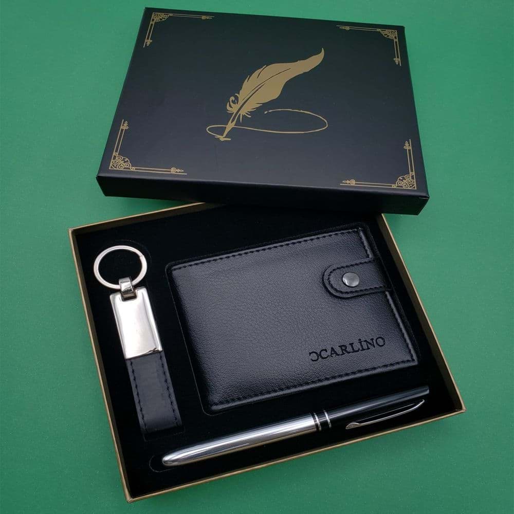 Cüzdan Anahtarlık Kalem Hediye Seti resmi