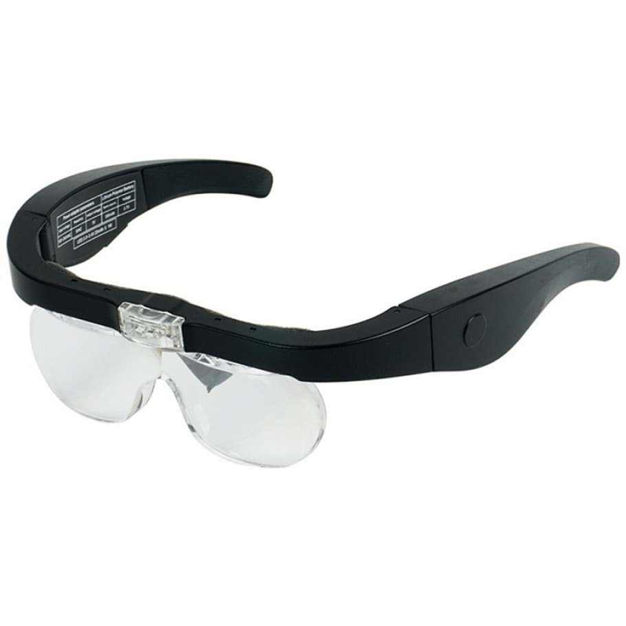 Şarjlı Gözlük Büyüteç  4 Farklı Lens -11537Dc resmi