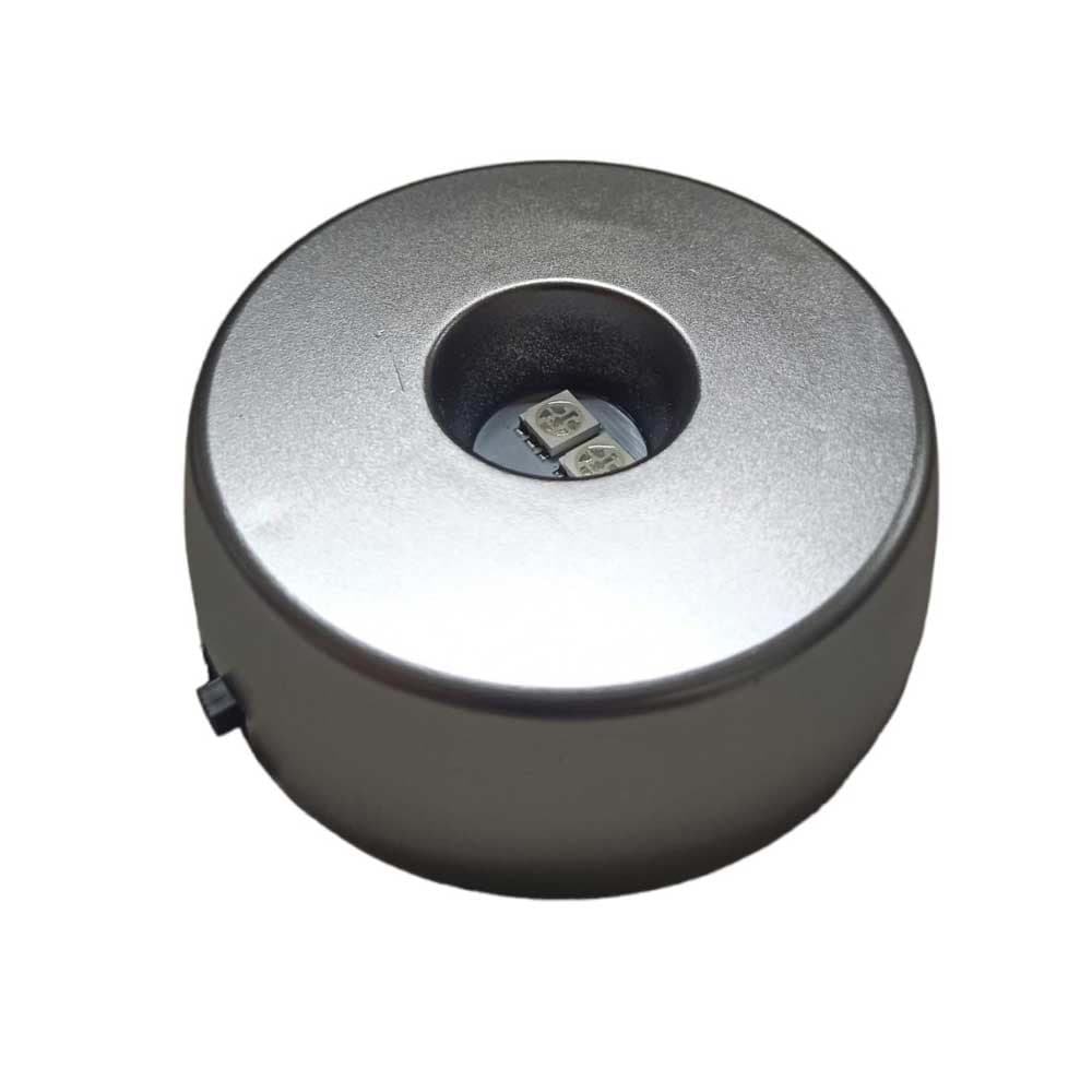 GEZEGENLER Plastik altlıklı Işıklı Cam Küre 6cm resmi