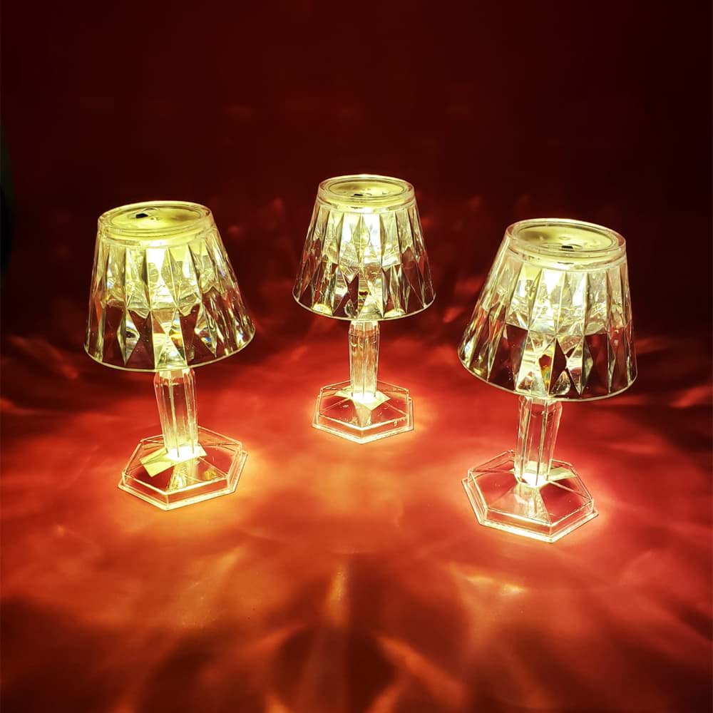 Kristal Tasarımlı Pilli Mum resmi