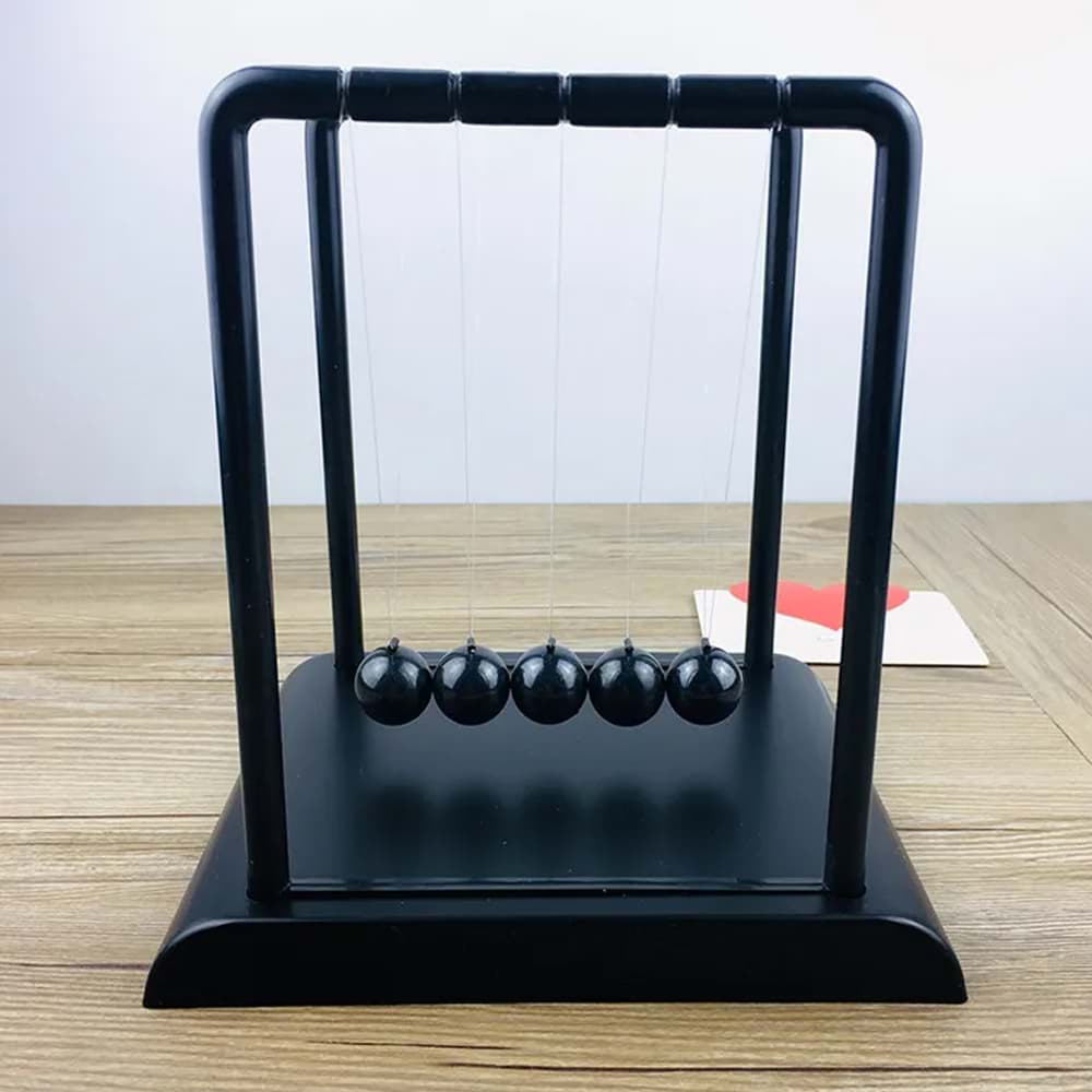 Büyük Boy Siyah Newton Balans resmi