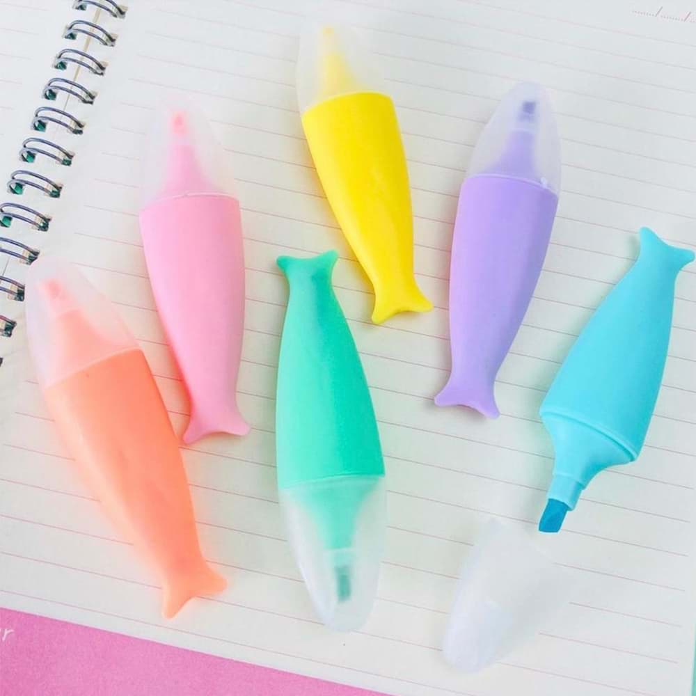 Fosforlu Balık Temalı Renkli Kalem resmi