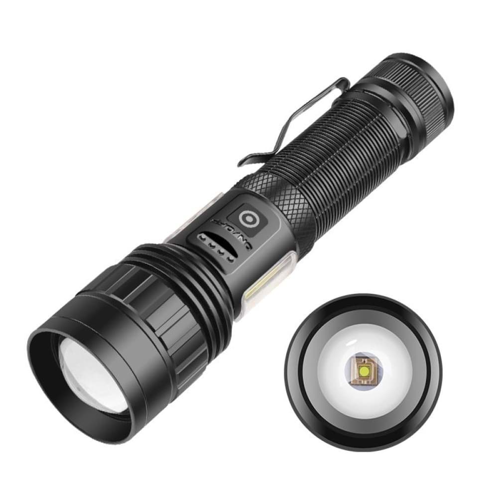 PeakStar Ps-6153 10000 Lümen Zoomlu Mıknatıslı TG Cob Led Powerbank Özellikli Profesyonel El Feneri resmi