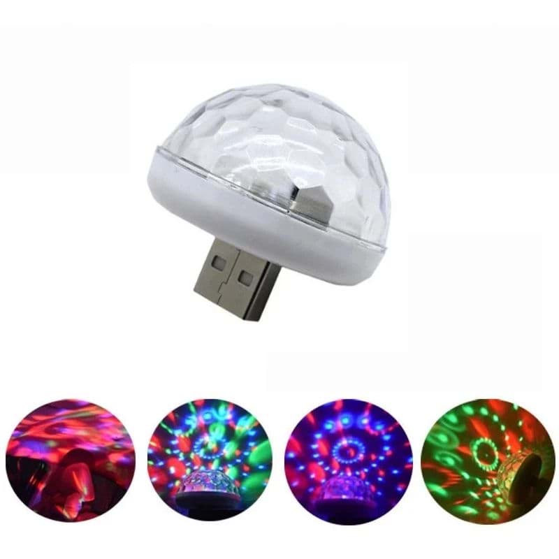 Usb Mini Disko Topu 4W Ledli resmi