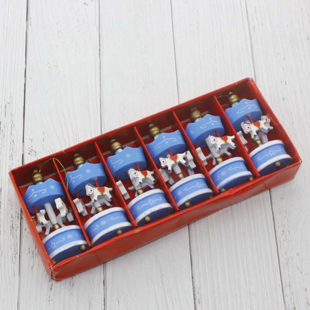 Mavi Mini Atlı Karınca 6 Lı resmi