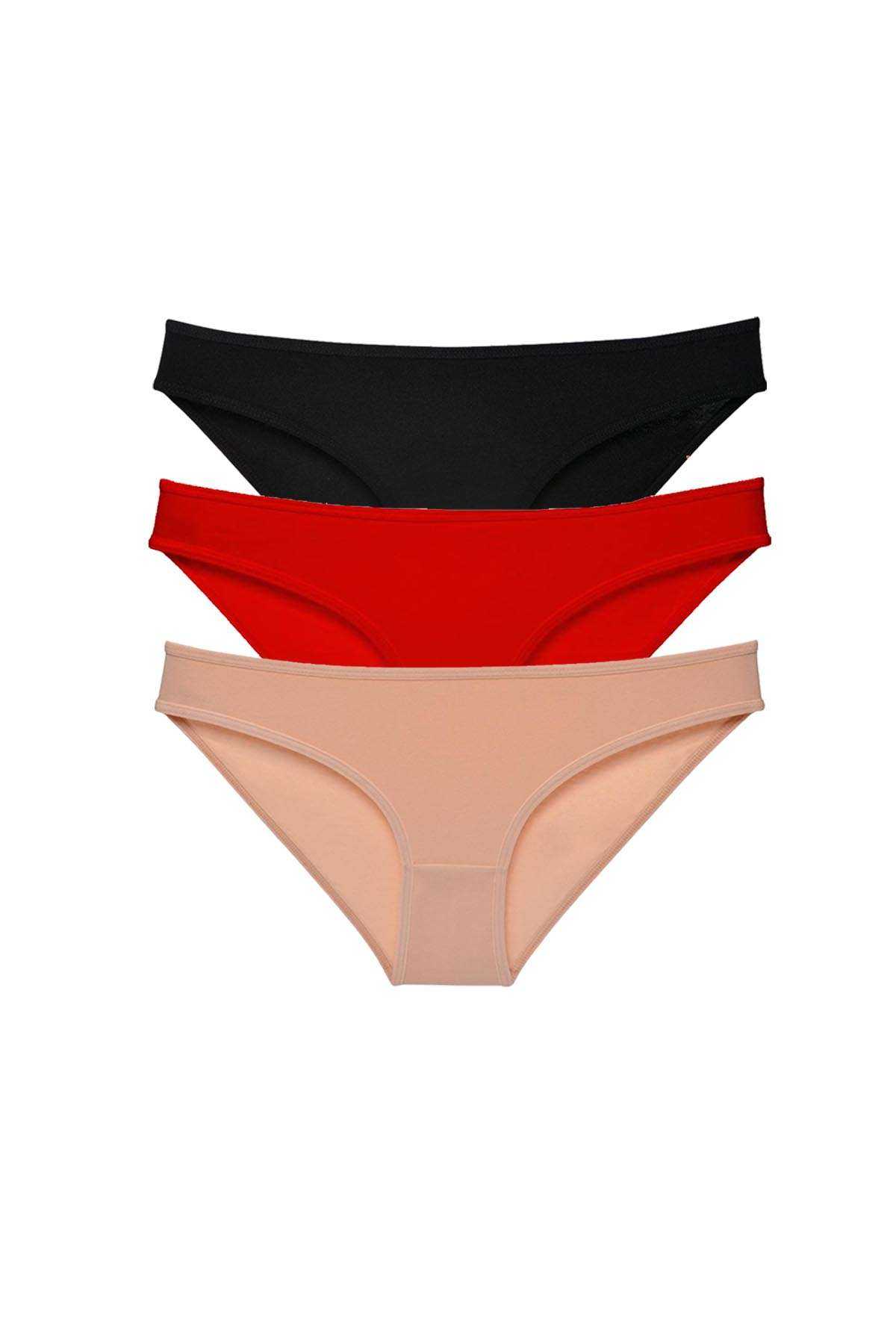 Picture of 3 adet Süper Eko Set Likralı Kadın Slip Külot 539