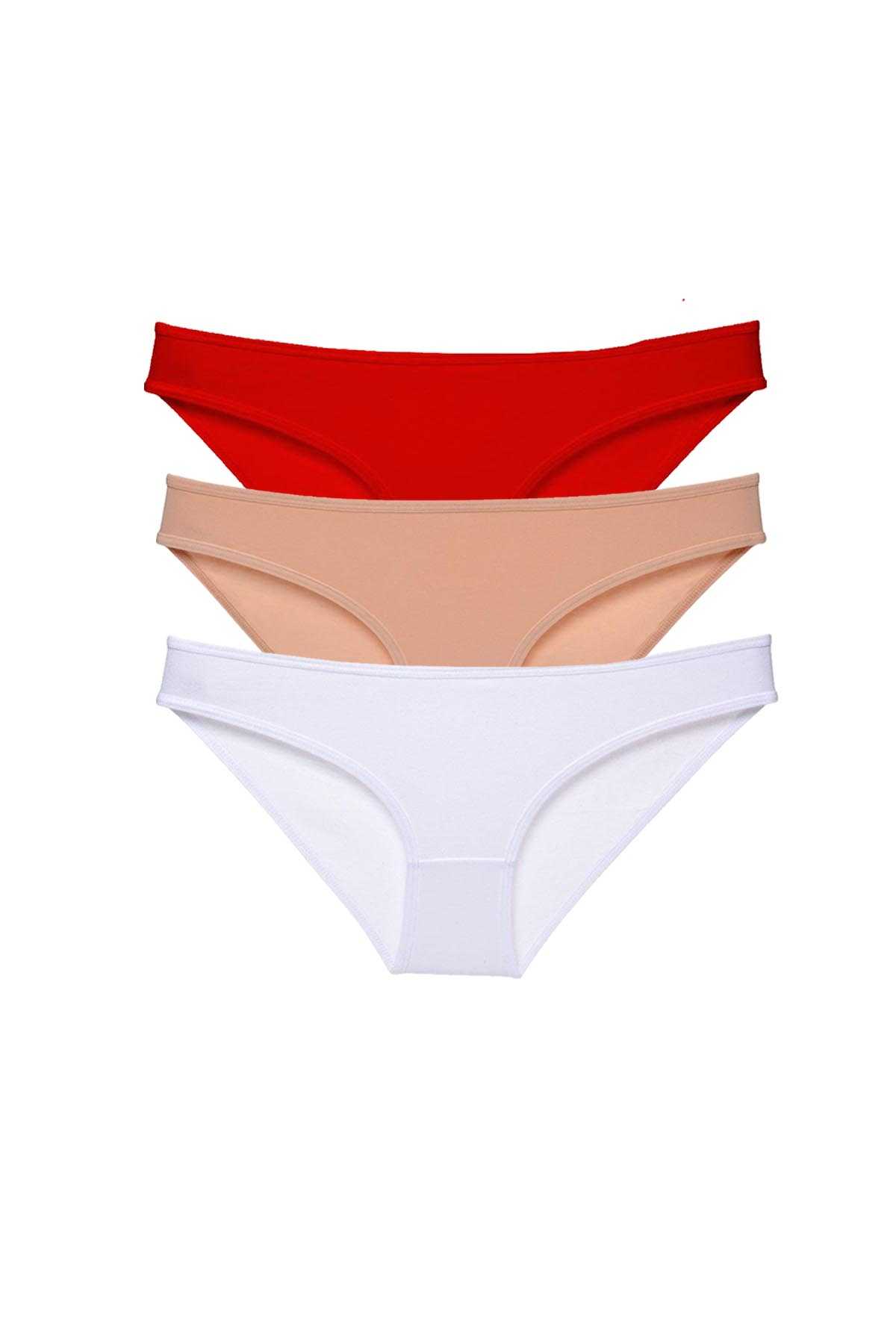 Picture of 3 adet Süper Eko Set Likralı Kadın Slip Külot 541