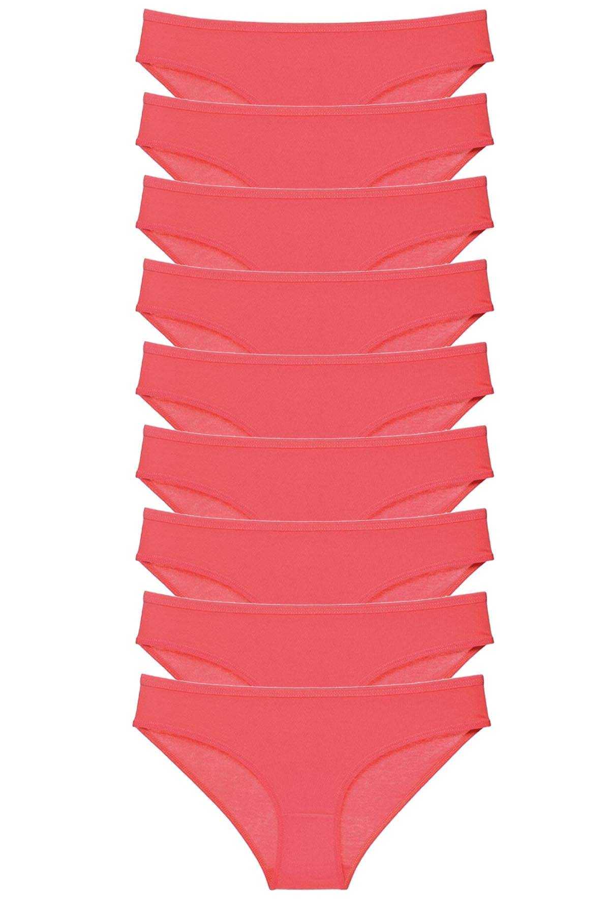 Picture of 9 adet Süper Eko Set Likralı Kadın Slip Külot Fuşya