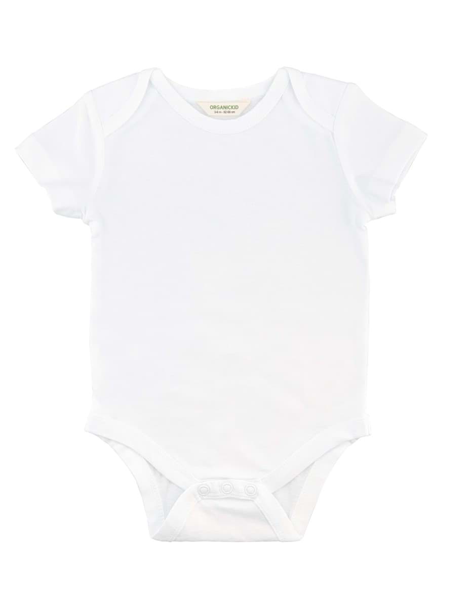 Picture of Basic Baby White Short Sleeve Body