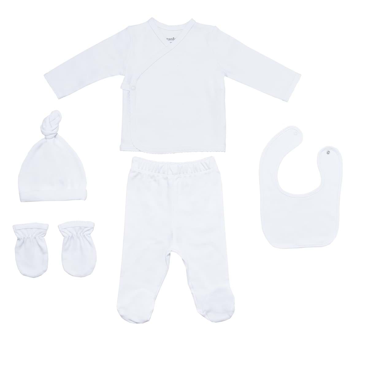 Picture of Basic White Crochet Newborn Set of 5