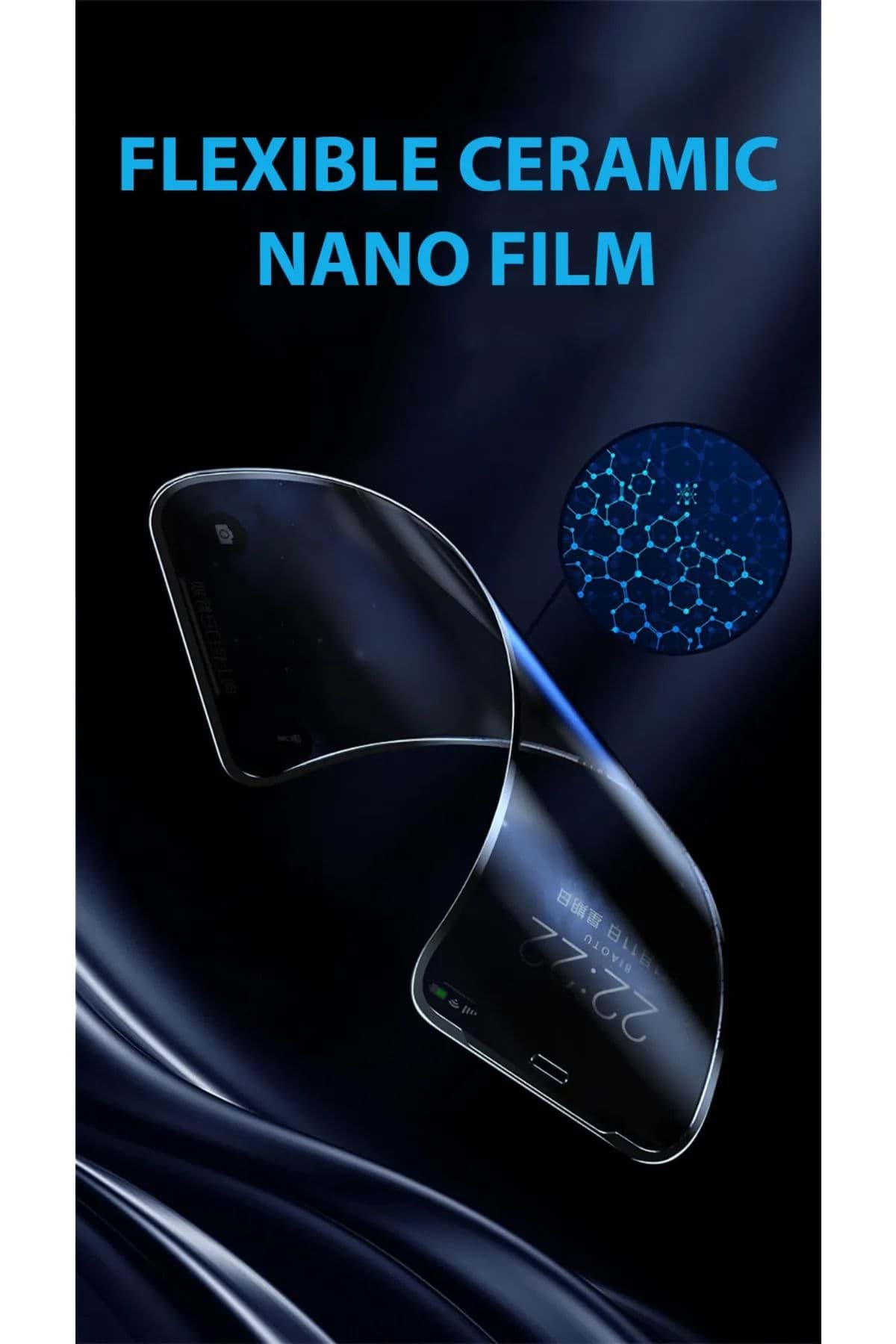 Iphone 14 Uyumlu 9d Tam Kaplayan Parmak Izi Bırakmayan Ekran Koruyucu Film resmi