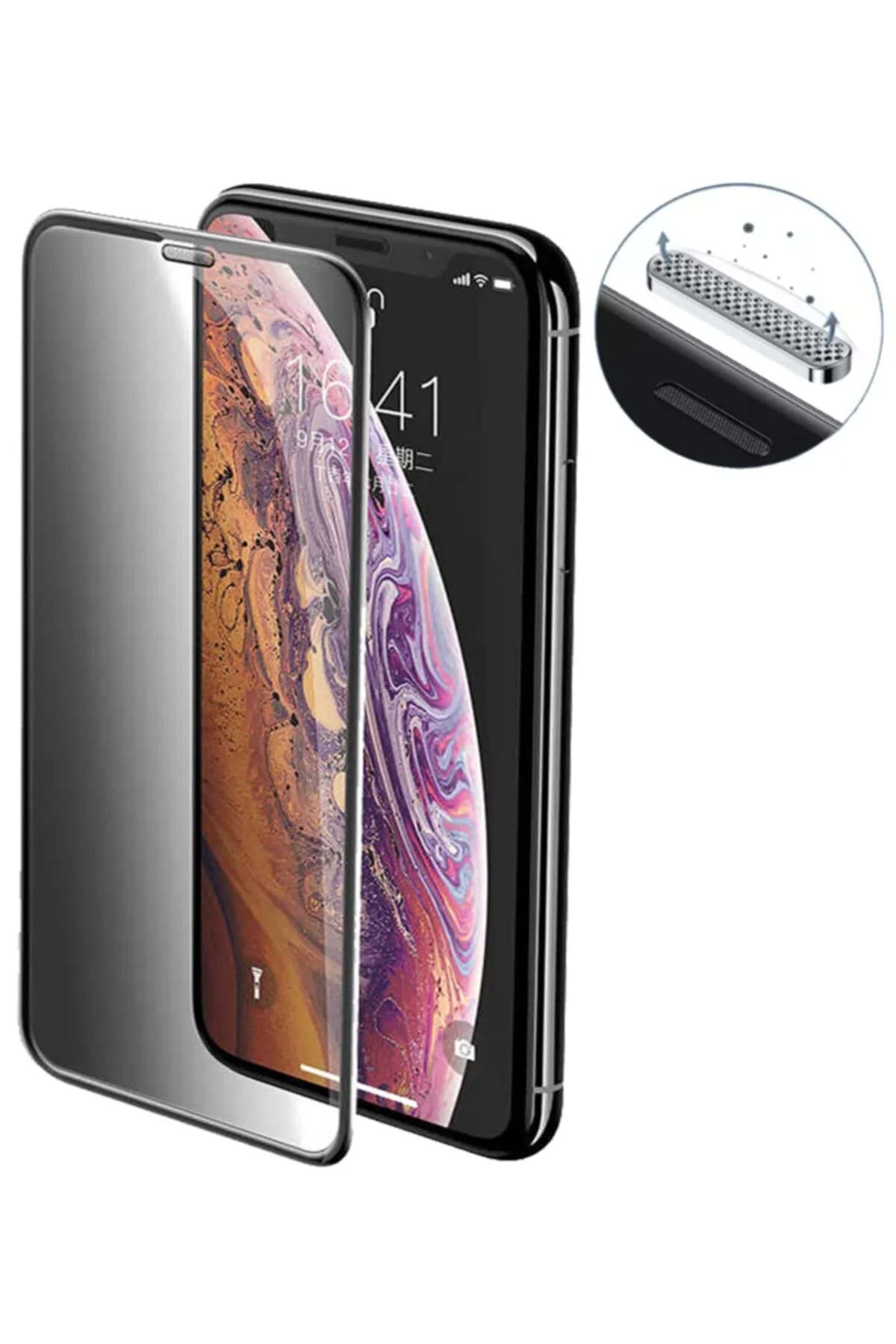 Iphone 11 Pro Max Uyumlu 9d Tam Kaplayan Parmak Izi Bırakmayan Ekran Koruyucu Film resmi