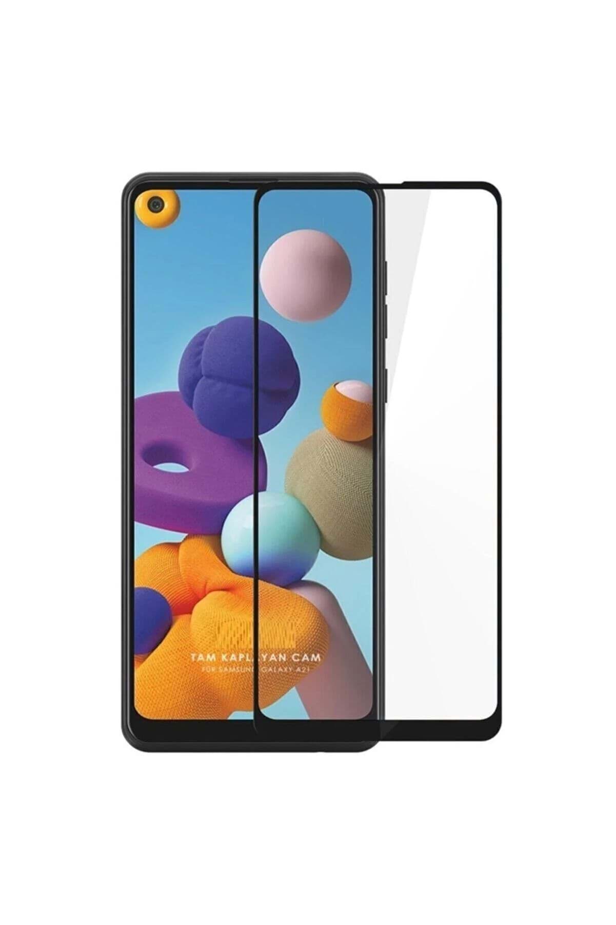 Samsung A21S Uyumlu 9d Tam Kaplayan Parmak Izi Bırakmayan Ekran Koruyucu Film resmi