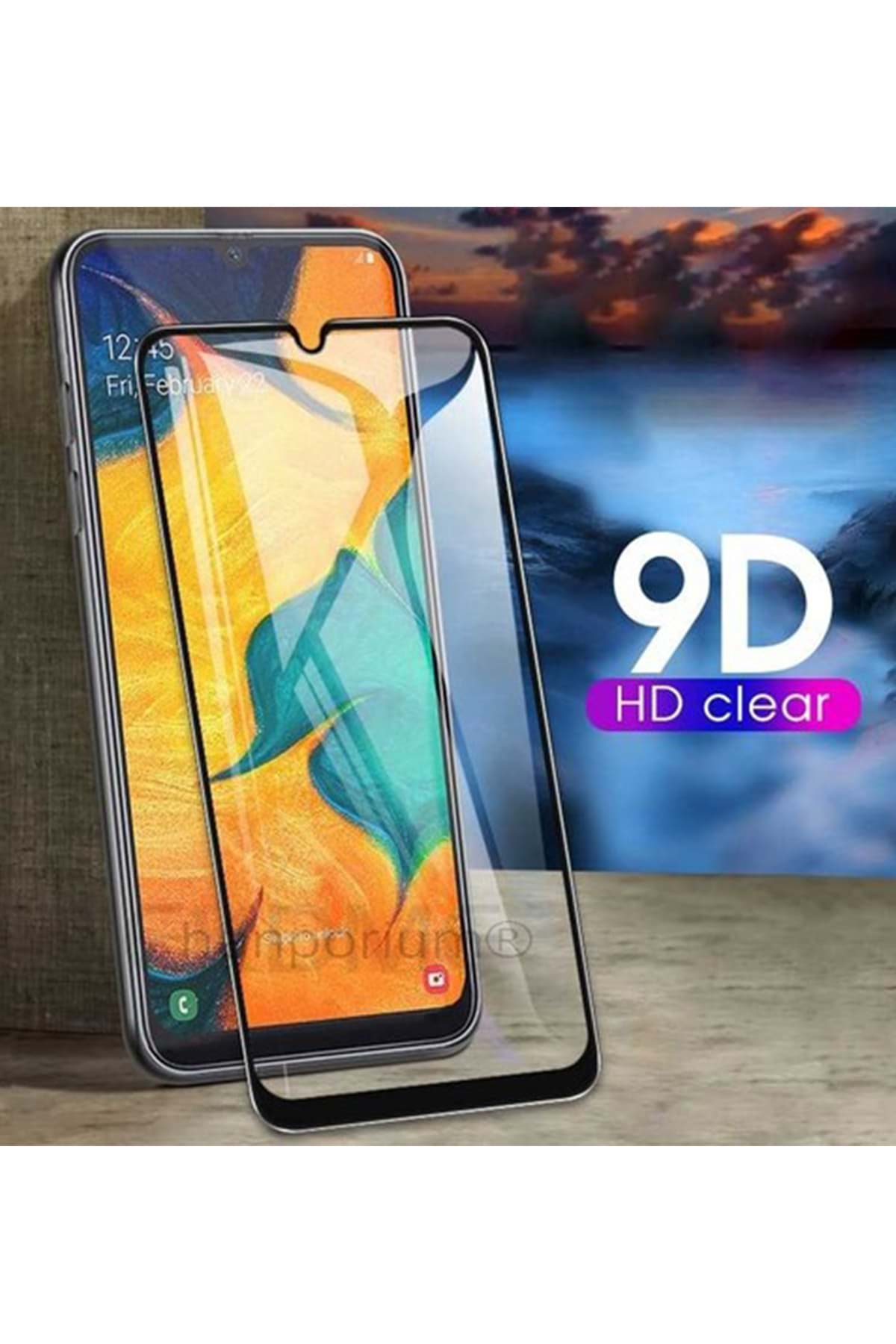 Samsung A23 Uyumlu 9d Tam Kaplayan Parmak Izi Bırakmayan Ekran Koruyucu Film resmi