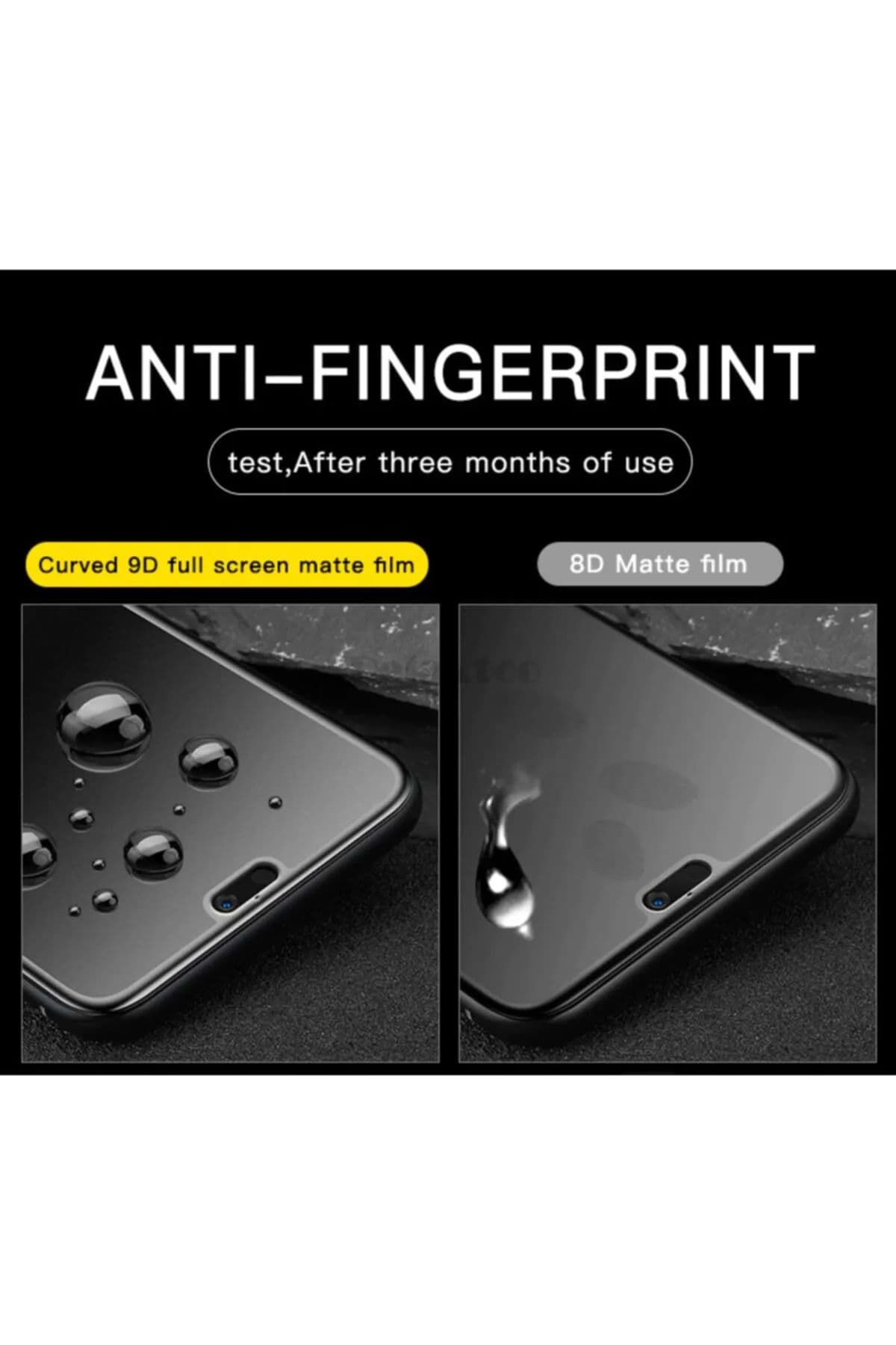 Samsung A51 Uyumlu 9d Tam Kaplayan Parmak Izi Bırakmayan Ekran Koruyucu Film resmi