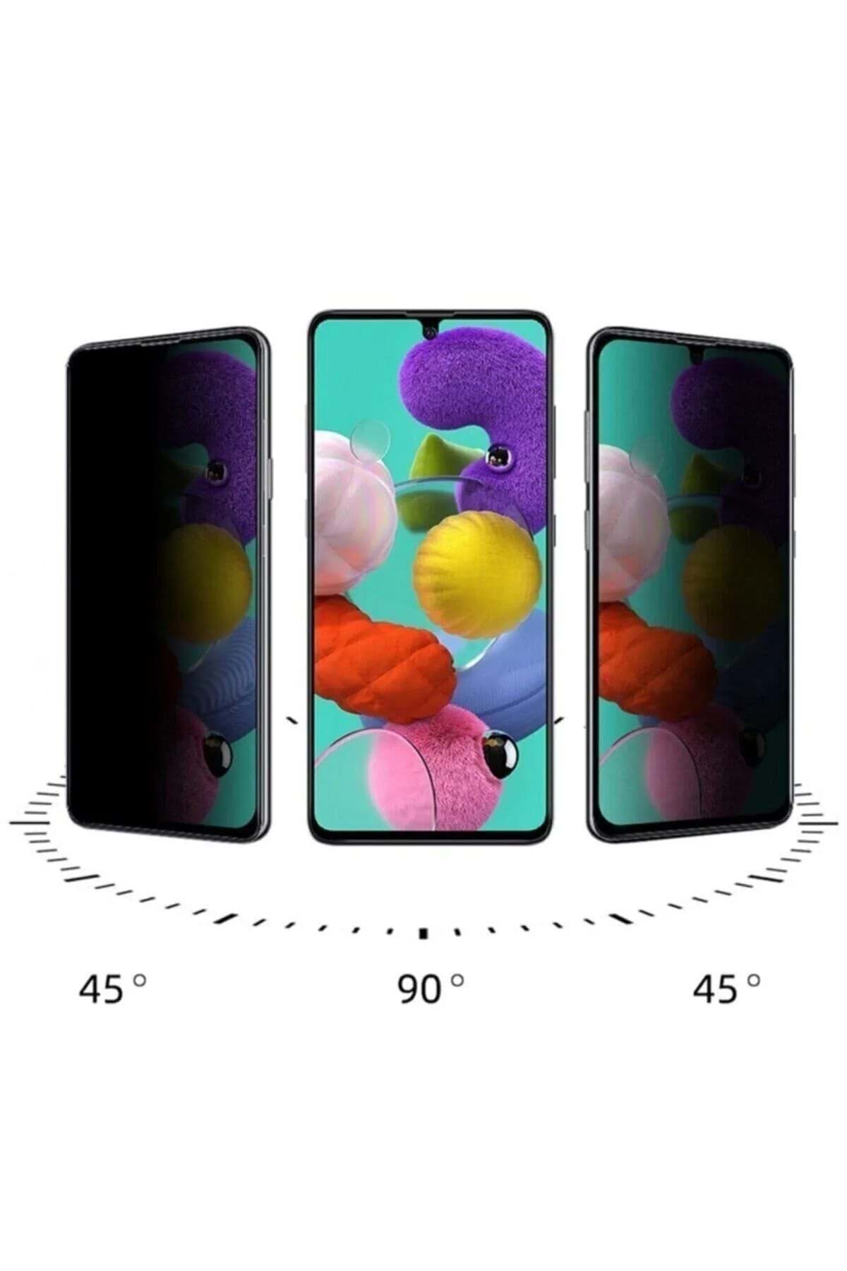 Redmi Note 9 Uyumlu Hayalet Ekran Gizli Tam Kaplayan Kırılmaz Cam Seramik Ekran Koruyucu Film resmi