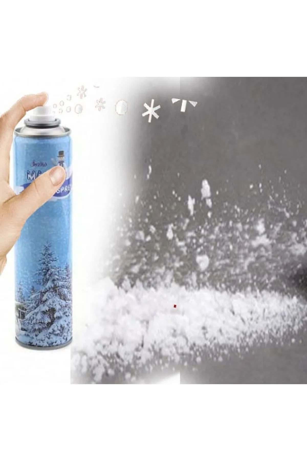 3 Adet Max Kar Köpüğü Spreyi, Eriyen Kar Taneleri, Parti Köpük Karı Yapar Kar Yağdıran Sprey 3x300 ml resmi