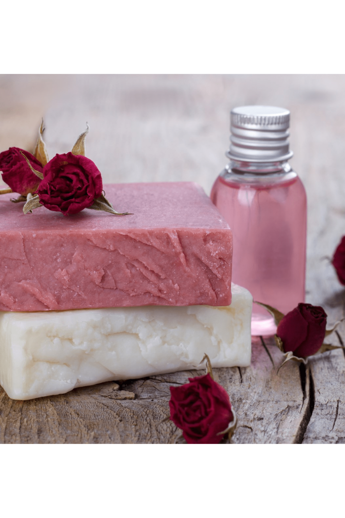 Gül Sabunu Hatay El Yapımı %100 Organik Doğal Sabun 1 Kalıp 130 Gram resmi