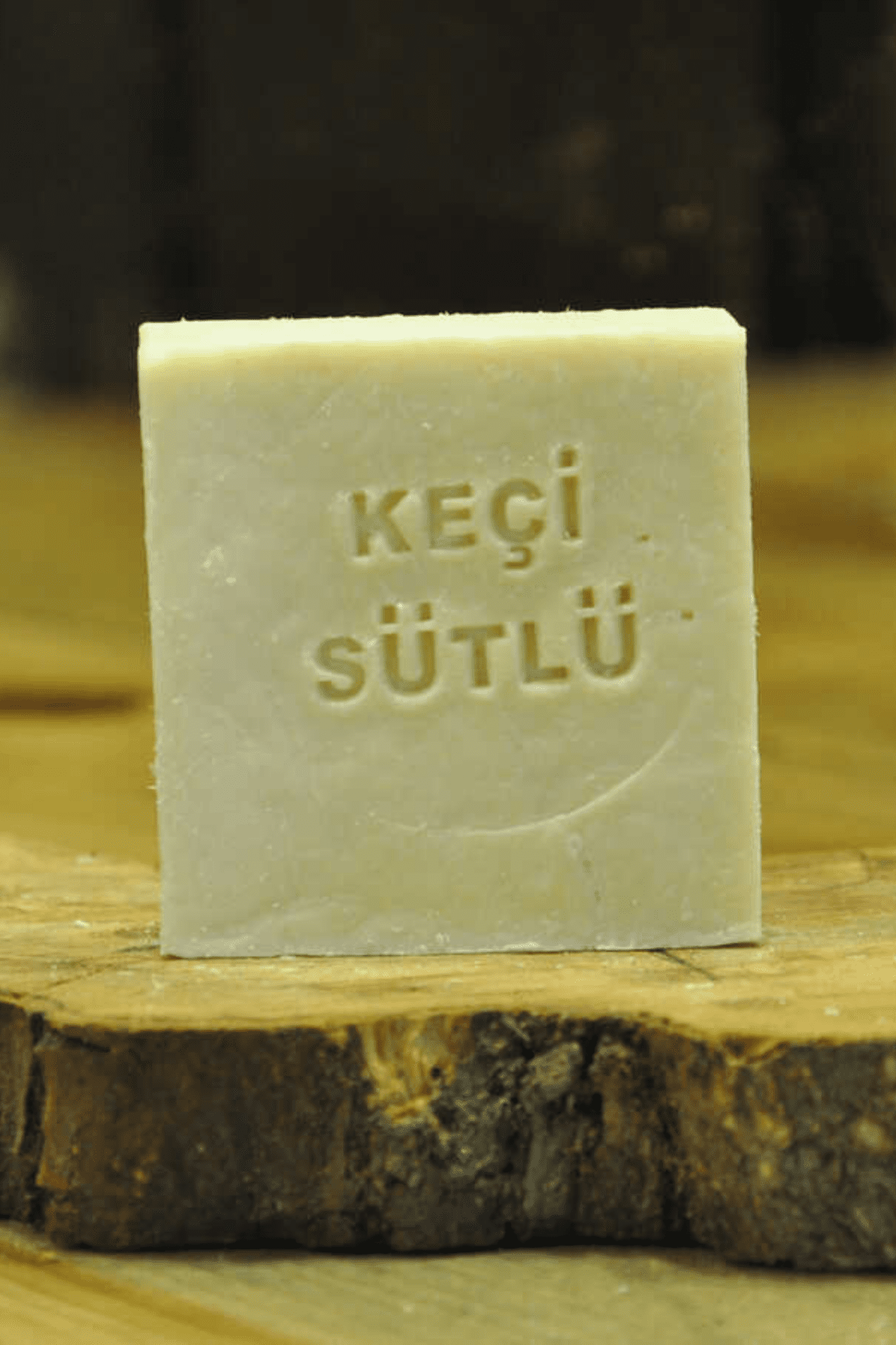 Keçi Sütü Sabunu Hatay El Yapımı %100 Organik Doğal Sabun 1 Kalıp 130 Gram resmi