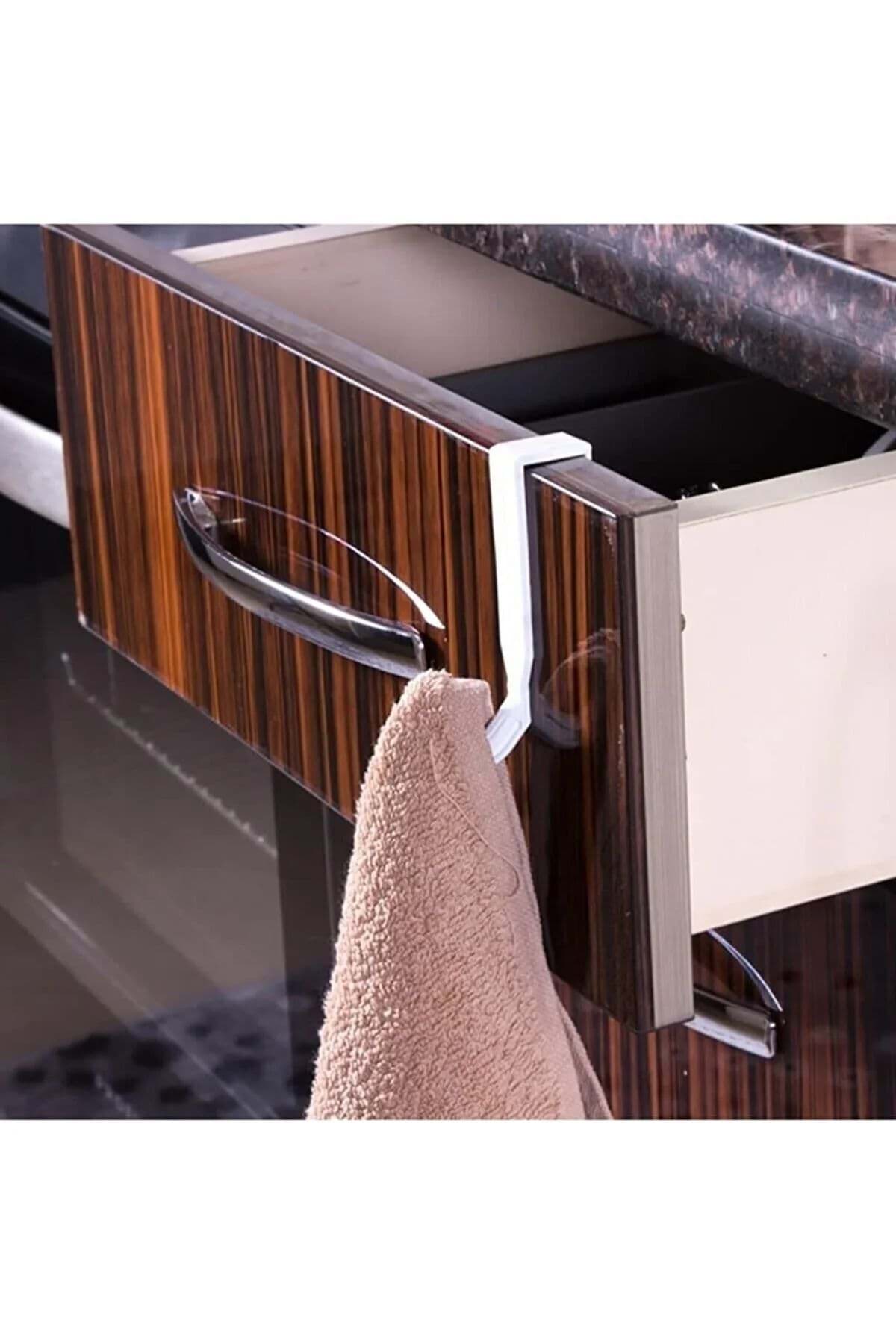 Havlupan Askılık 6lı Bornoz Askılığı Çamaşır Havlupan Askı Aparatı resmi