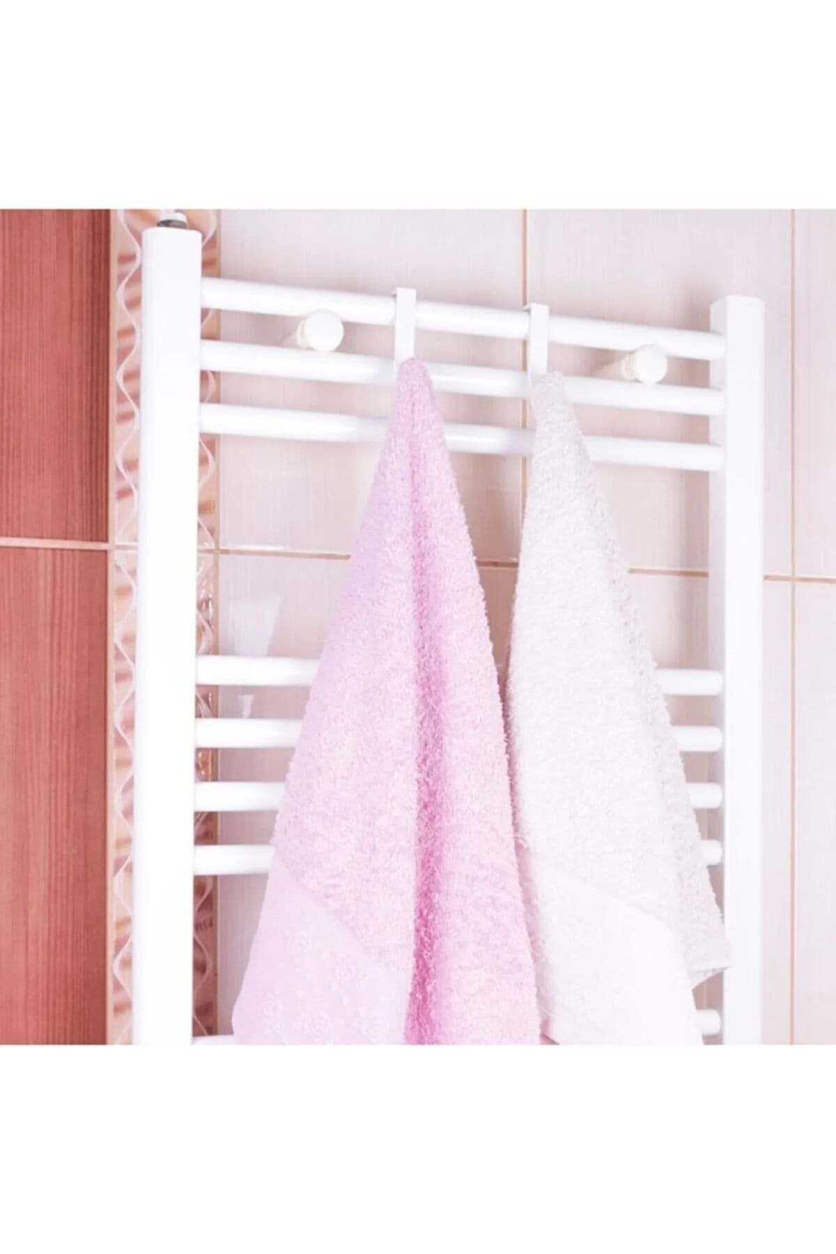 Havlupan Askılık 6lı Bornoz Askılığı Çamaşır Havlupan Askı Aparatı resmi