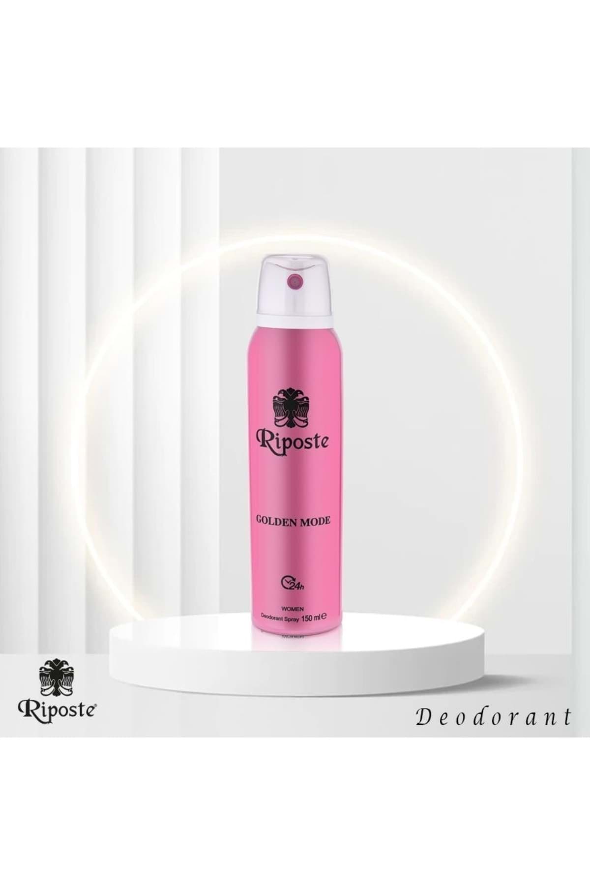 Riposte 24 Saat Etkili Kadın Deodorant -  Golden Mode - 150 Ml resmi