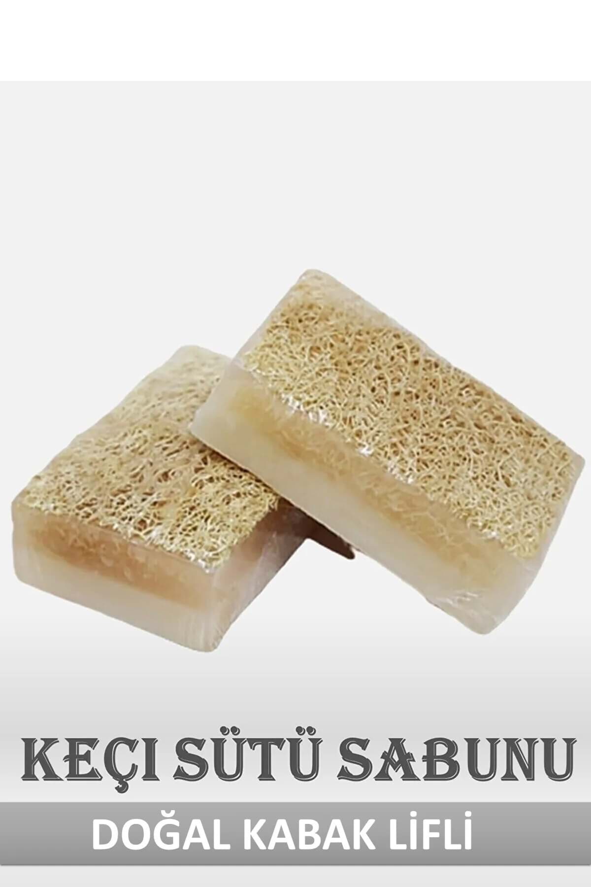 Doğal Kabak Lifli Keçi Sütü Sabunu resmi