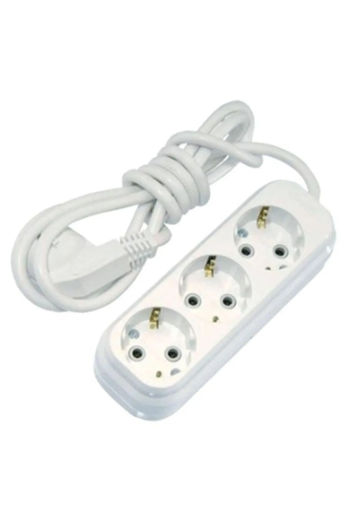Asel 3'lü Topraklı Kablolu Priz 5 Mt Ast 305 resmi