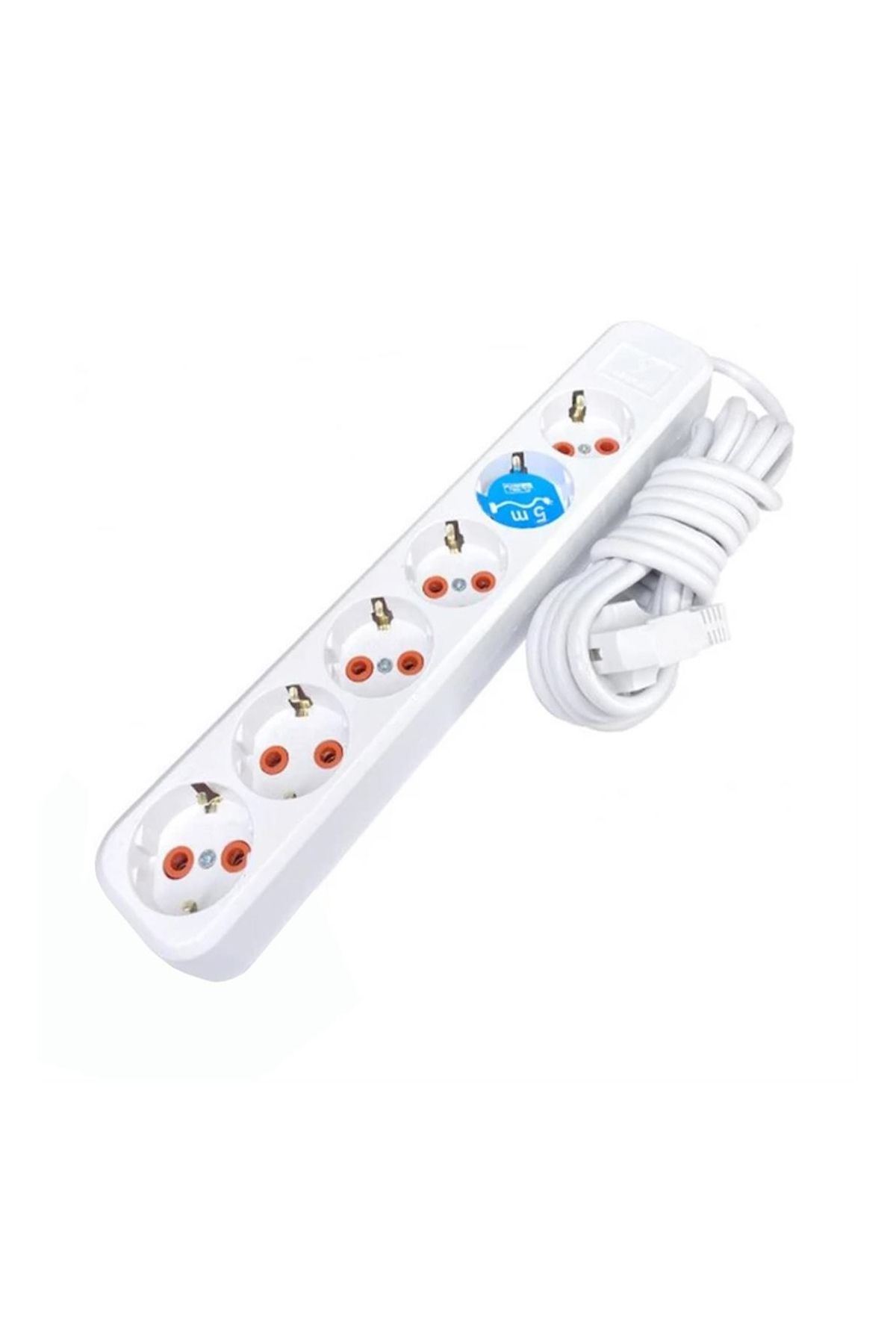 Asel 6'Lı Topraklı Grup Priz 5mt resmi