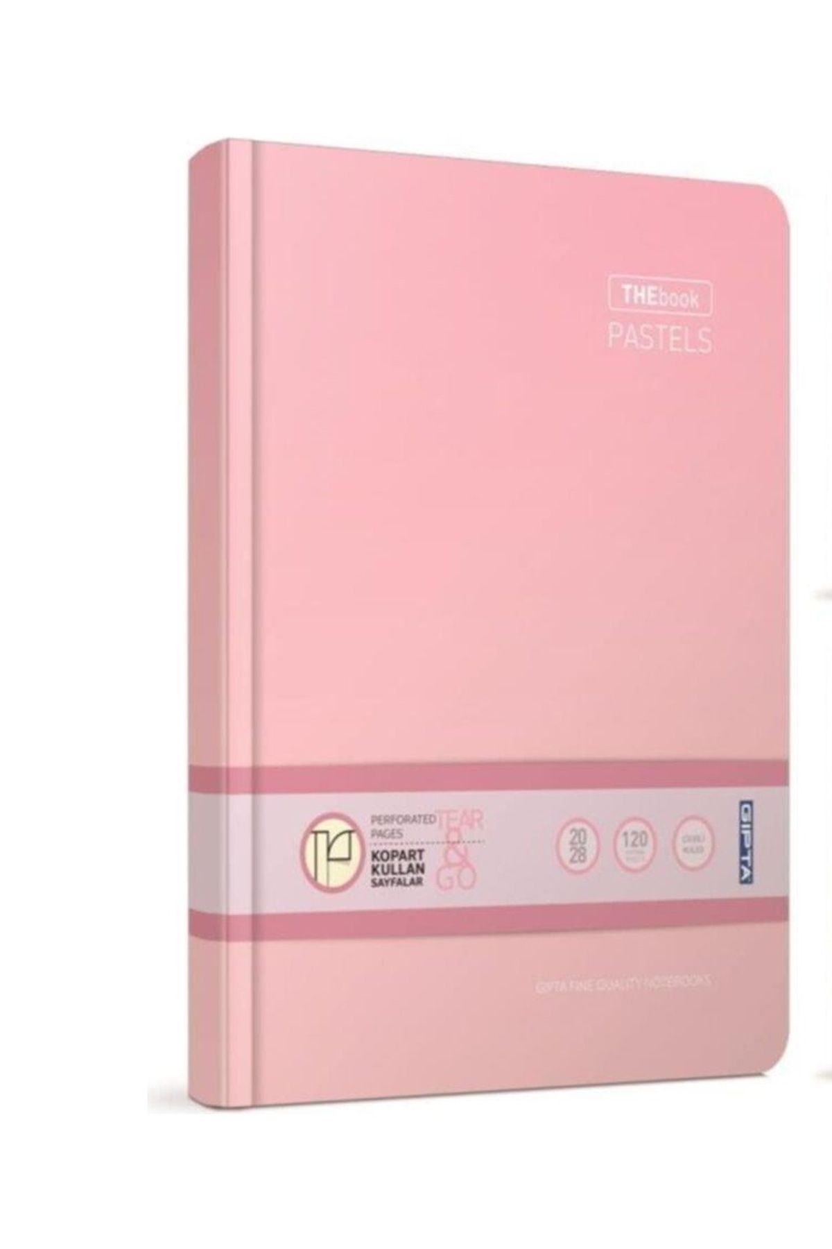 Gıpta Thebook Pastels Ip Dikişli Sert Kapak Not Defteri 14X20CM 120 Yaprak Çizgisiz resmi