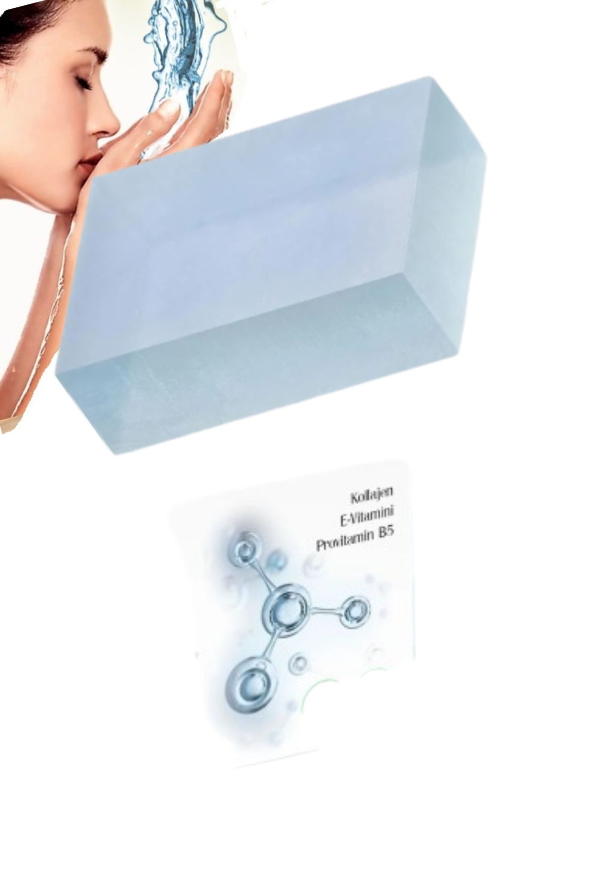 Yaşlanma Karşıtı Kolajen Sabun 150 GR E Vitamin ve Provitamin B5 resmi
