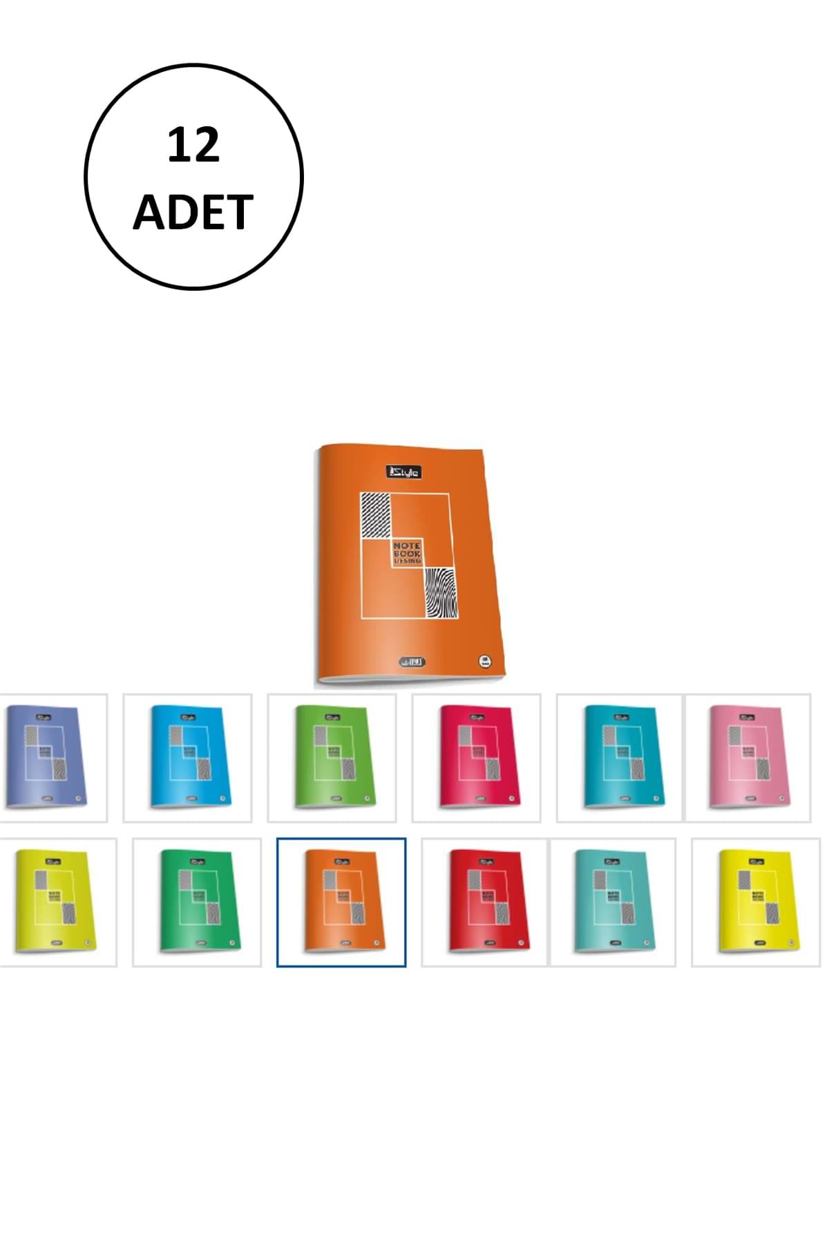 Picture of Umut A5 Lise Defteri Pp. Kapak 100-1 Yaprak 12 Adet