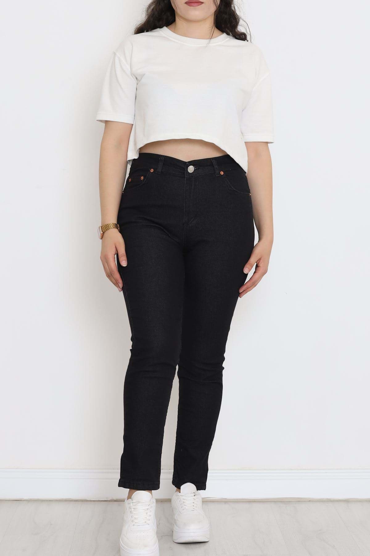 Büyük Beden Kot Pantolon Koyufüme2 - 12479.1431. resmi