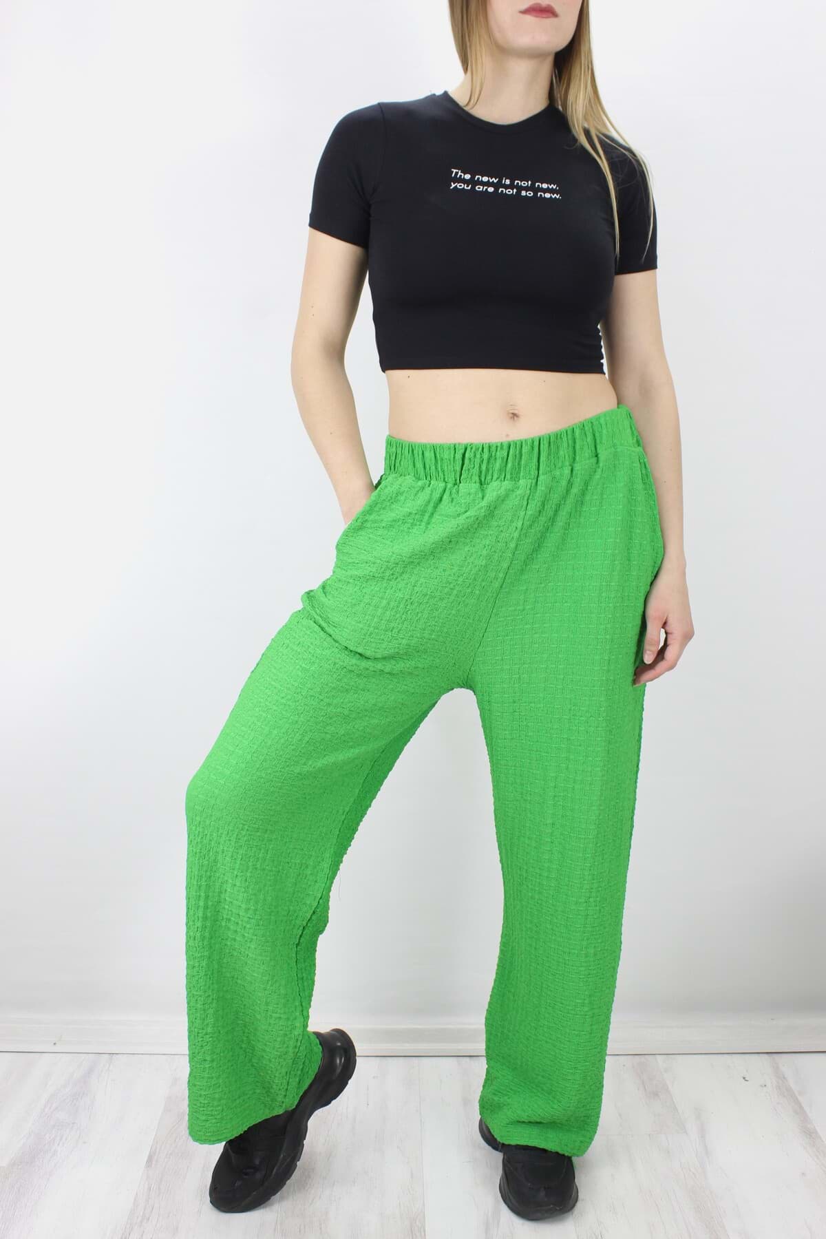 Bubble Pantolon Yeşil - 5900.070 resmi