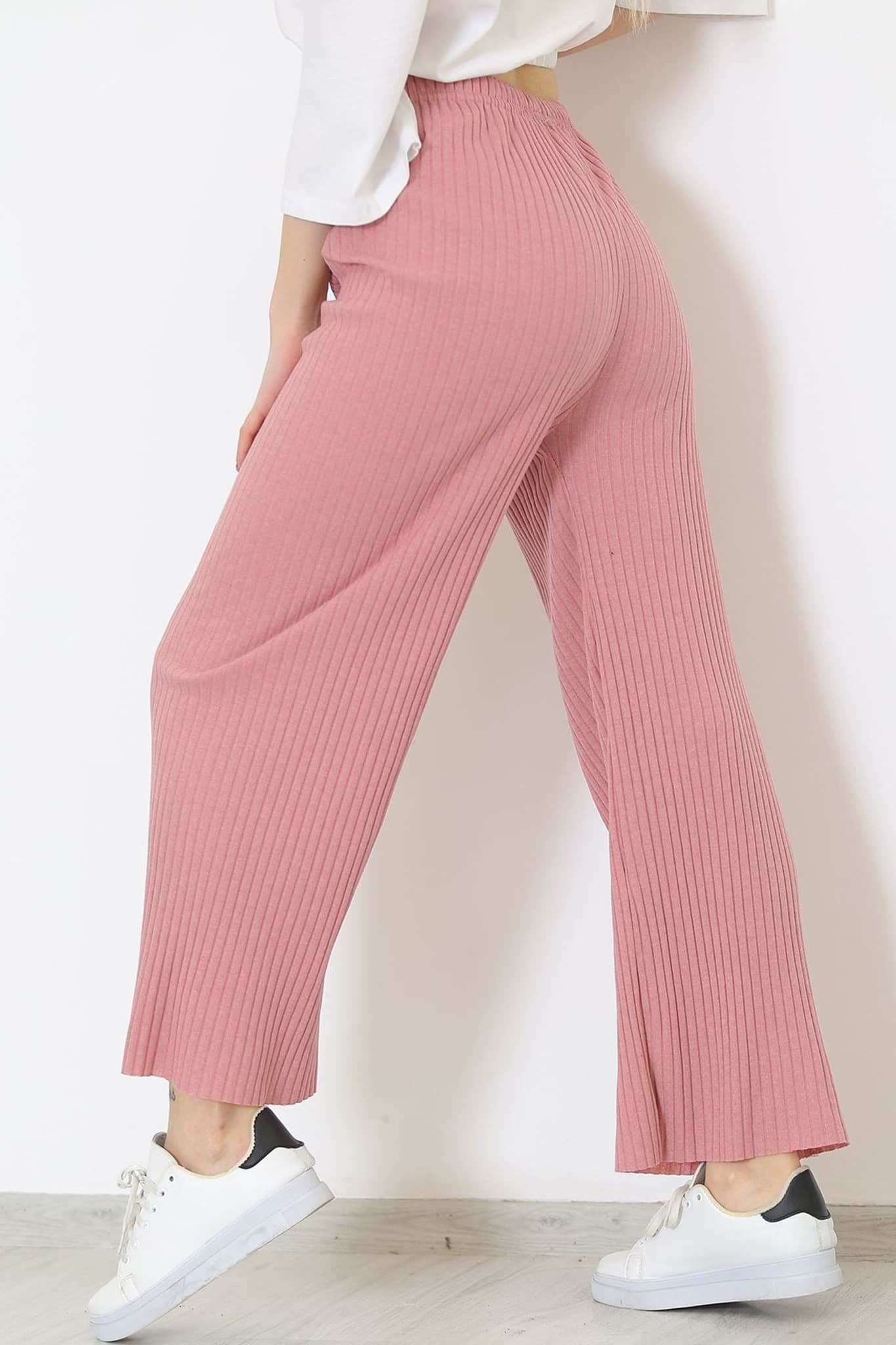 Fitilli Pantolon Pembe - 8337.1567. resmi